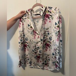 Zara Multicolor Floral Blouse